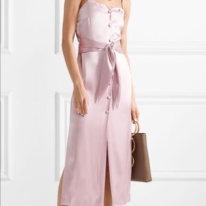 Nanushka Pink Satin Dress